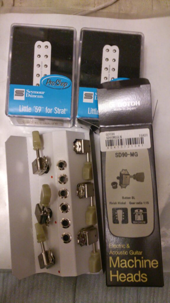 Seymour Duncan Little ’59 for Stratのシングルコイルサイズハムバッカーとギター改造用パーツ