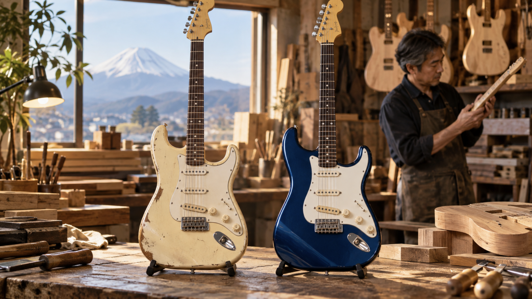 ダイナ楽器とフジゲンを比較｜フェンダージャパンの違いと見分け方